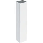 Mueble alto Geberit con una puerta: 36x180cm, Cuerpo y frontal: blanco/cubierto mate